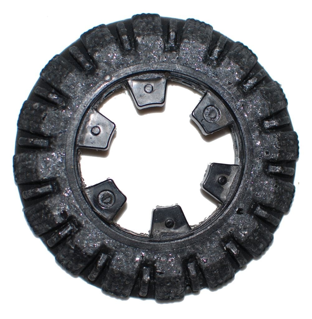 carbide grit camera crawler wheel