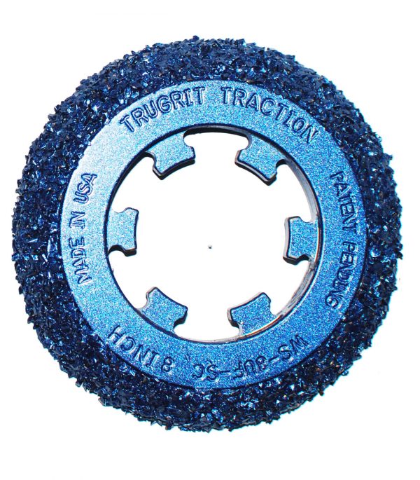 shop steel carbide grit wheels by TruGrit Traction